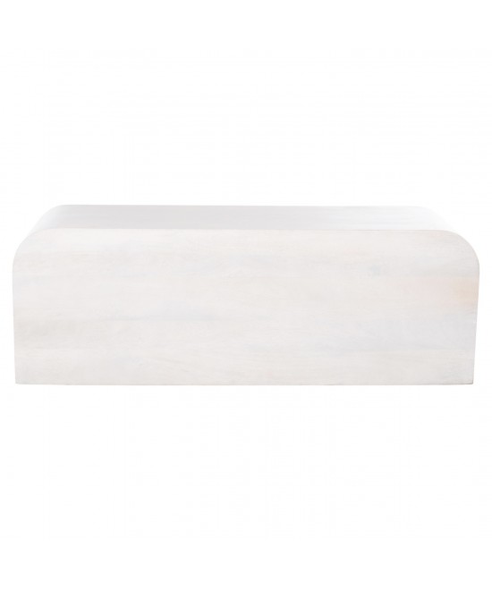 ΕΠΙΠΛΟ ΤΗΛΕΟΡΑΣΗΣ HANDYR HM9704 ΜΑΣΙΦ ΞΥΛΟ MANGO ΣΕ ΛΕΥΚΟ 130x40x45Yεκ.