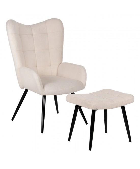 ΠΟΛΥΘΡΟΝΑ ΜΠΕΡΖΕΡΑ CRAWLEY ΜΕ ΥΠΟΠΟΔΙΟ HM8918.25 ΥΦΑΣΜΑ ΜΠΟΥΚΛΕ ΛΕΥΚΟ 70x74x105Y εκ. ΠΟΛΥΘΡΟΝΑ ΜΠΕΡΖΕΡΑ CRAWLEY ΜΕ ΥΠΟΠΟΔΙΟ HM8918.25 ΥΦΑΣΜΑ ΜΠΟΥΚΛΕ ΛΕΥΚΟ 70x74x105Y εκ.