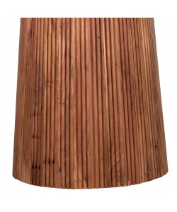 ΤΡΑΠΕΖΙ ΤΡΑΠΕΖΑΡΙΑΣ ΣΤΡΟΓΓΥΛΟ GROOT HM9684 ΜΑΣΙΦ ΞΥΛΟ ΑΚΑΚΙΑΣ ΣΕ ΦΥΣΙΚΟ Φ120x79Υεκ