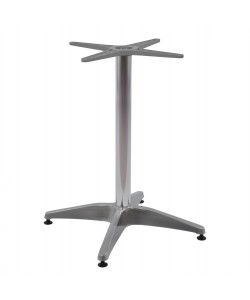 ΒΑΣΗ ΑΛΟΥΜΙΝΙΟΥ 4ΝΥΧΗ 66Χ66X69Υεκ. ΜΕ ΣΤΑΥΡΟ 45Χ45εκ. HM448.01 ΧΡΩΜΙΟΥ