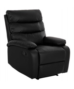 ΠΟΛΥΘΡΟΝΑ ΜΑΣΑΖ YASUMU HM9784.11 ΜΑΥΡΟ PU 80x93x100Υεκ.