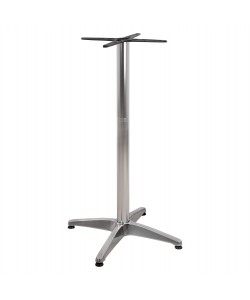 ΒΑΣΗ ΜΠΑΡ ΑΛΟΥΜΙΝΙΟΥ 4ΝΥΧΗ 66X66X109Υεκ. ΜΕ ΣΤΑΥΡΟ 44Χ44εκ. HM450 ΧΡΩΜΙΟΥ