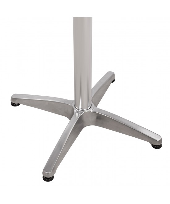 ΒΑΣΗ ΜΠΑΡ ΑΛΟΥΜΙΝΙΟΥ 4ΝΥΧΗ 66X66X109Υεκ. ΜΕ ΣΤΑΥΡΟ 44Χ44εκ. HM450 ΧΡΩΜΙΟΥ