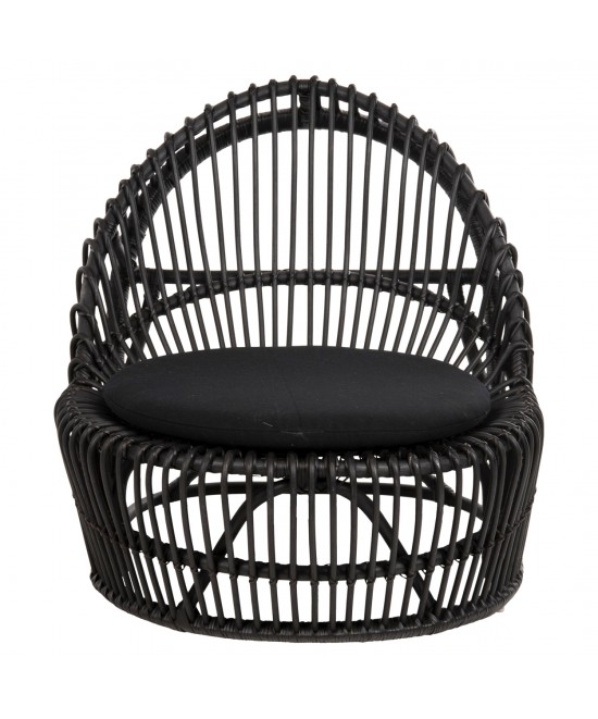 ΠΟΛΥΘΡΟΝΑ ENTROPY HM9840.03 ΦΥΣΙΚΟ RATTAN ΜΕ ΜΑΞΙΛΑΡΙ-ΜΑΥΡΟ 80x97x85Υεκ.