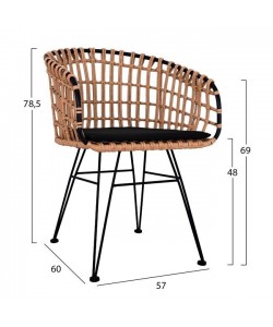 ΣΕΤ 3ΤΜΧ ALLEGRA WICKER ΜΕ ΤΡΑΠΕΖΙ 80X80Χ78Υ ΜΠΕΖ & ΜΑΥΡΟ ΧΡΩΜΑ HM10481 ΣΕΤ 3ΤΜΧ ALLEGRA WICKER ΜΕ ΤΡΑΠΕΖΙ 80X80Χ78Υ ΜΠΕΖ & ΜΑΥΡΟ ΧΡΩΜΑ HM10481