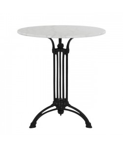 ΤΡΑΠΕΖΙ BRIELLE ΜΕ 3ΝΥΧΗ ΒΑΣΗ ΑΠΟ ΜΑΝΤΕΜΙ HM5609 ΜΕ ΜΑΡΜΑΡΟ Φ60