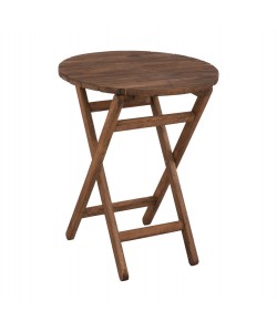 ΤΡΑΠΕΖΙ ΣΚΗΝΟΘΕΤH ΛΗΜΝΟΣ Φ60Χ76Υ ΜΑΣΙΦ ΟΞΙΑ ΕΜΠOΤΙΣΜΟΣ ΚΑΡΥΔΙ HM5653.01