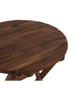 ΤΡΑΠΕΖΙ ΣΚΗΝΟΘΕΤH ΛΗΜΝΟΣ Φ60Χ76Υ ΜΑΣΙΦ ΟΞΙΑ ΕΜΠOΤΙΣΜΟΣ ΚΑΡΥΔΙ HM5653.01