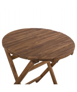 ΤΡΑΠΕΖΙ ΣΚΗΝΟΘΕΤH ΛΗΜΝΟΣ Φ70Χ76Υ ΜΑΣΙΦ ΟΞΙΑ ΕΜΠOΤΙΣΜΟΣ ΚΑΡΥΔΙ HM5654.01