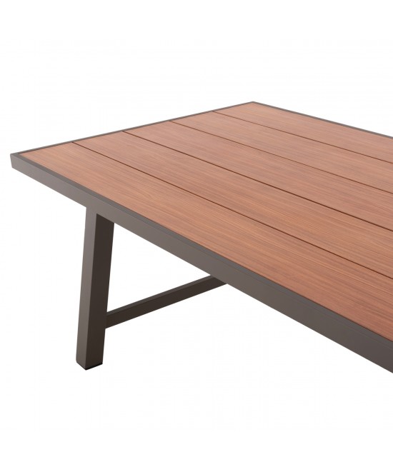 ΤΡΑΠΕΖΙ ΑΛΟΥΜΙΝΙΟΥ GOBAR HM6060.04 ΣΑΜΠΑΝΙ ΜΕ ΕΠΙΦΑΝΕΙΑ ΑΠΟΜΙΜΗΣΗΣ ΞΥΛΟΥ 240Χ105Χ75Υεκ. ΤΡΑΠΕΖΙ ΑΛΟΥΜΙΝΙΟΥ GOBAR HM6060.04 ΣΑΜΠΑΝΙ ΜΕ ΕΠΙΦΑΝΕΙΑ ΑΠΟΜΙΜΗΣΗΣ ΞΥΛΟΥ 240Χ105Χ75Υεκ.