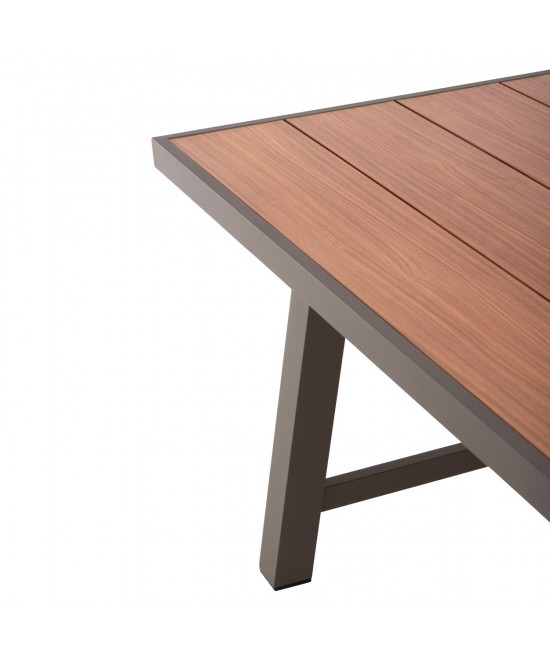 ΤΡΑΠΕΖΙ ΑΛΟΥΜΙΝΙΟΥ GOBAR HM6060.04 ΣΑΜΠΑΝΙ ΜΕ ΕΠΙΦΑΝΕΙΑ ΑΠΟΜΙΜΗΣΗΣ ΞΥΛΟΥ 240Χ105Χ75Υεκ. ΤΡΑΠΕΖΙ ΑΛΟΥΜΙΝΙΟΥ GOBAR HM6060.04 ΣΑΜΠΑΝΙ ΜΕ ΕΠΙΦΑΝΕΙΑ ΑΠΟΜΙΜΗΣΗΣ ΞΥΛΟΥ 240Χ105Χ75Υεκ.