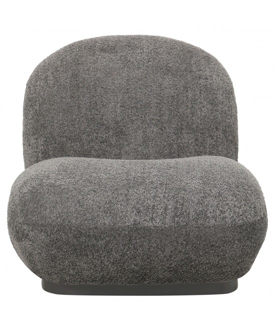 ΠΟΛΥΘΡΟΝΑ BEANY HM9591.01 ΓΚΡΙ ΜΠΟΥΚΛΕ ΥΦΑΣΜΑ 85x82x77Υ εκ.