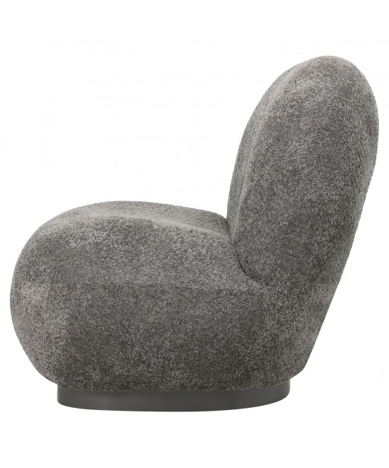 ΠΟΛΥΘΡΟΝΑ BEANY HM9591.01 ΓΚΡΙ ΜΠΟΥΚΛΕ ΥΦΑΣΜΑ 85x82x77Υ εκ.
