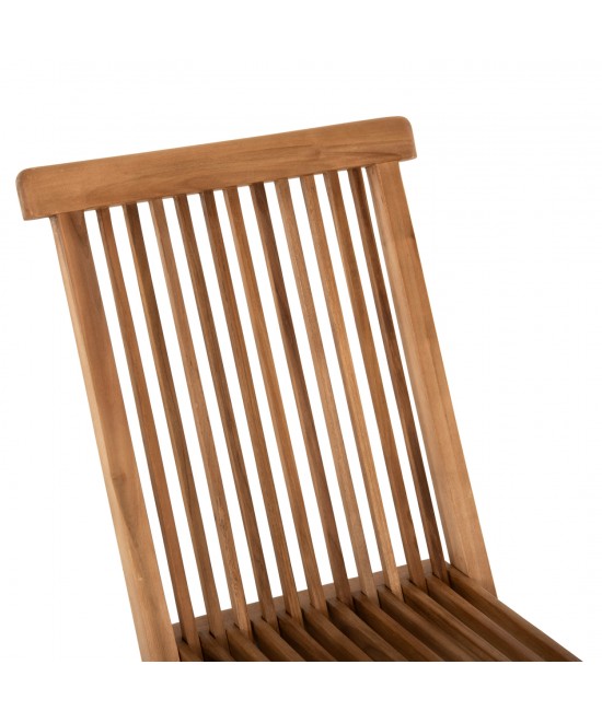 ΣΕΤ ΤΡΑΠΕΖΑΡΙΑΣ ΕΞΩΤ. ΧΩΡΟΥ 5ΤΜΧ KENDALL HM11955 ΜΑΣΙΦ ΞΥΛΟ TEAK ΦΥΣΙΚΟ