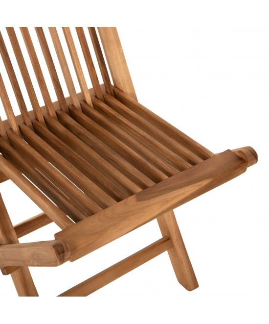 ΣΕΤ ΤΡΑΠΕΖΑΡΙΑΣ ΕΞΩΤ. ΧΩΡΟΥ 5ΤΜΧ KENDALL HM11955 ΜΑΣΙΦ ΞΥΛΟ TEAK ΦΥΣΙΚΟ