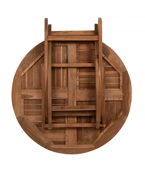 ΣΕΤ ΤΡΑΠΕΖΑΡΙΑΣ ΕΞΩΤ. ΧΩΡΟΥ 5ΤΜΧ KENDALL HM11956 ΜΑΣΙΦ ΞΥΛΟ TEAK ΦΥΣΙΚΟ