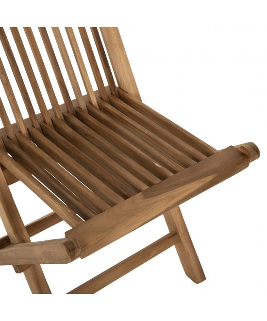 ΣΕΤ ΤΡΑΠΕΖΑΡΙΑΣ ΕΞΩΤ. ΧΩΡΟΥ 5ΤΜΧ KENDALL HM11956 ΜΑΣΙΦ ΞΥΛΟ TEAK ΦΥΣΙΚΟ