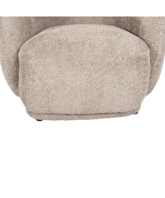 ΠΟΛΥΘΡΟΝΑ KARPEN HM9600.08 ΜΠΕΖ ΜΠΟΥΚΛΕ ΥΦΑΣΜΑ 93x87x78Υ εκ.