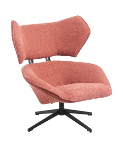 ΠΟΛΥΘΡΟΝΑ ΠΕΡΙΣΤΡΕΦΟΜΕΝΗ BRYLL HM9597.02 ΡΟΖ ΜΠΟΥΚΛΕ-ΜΑΥΡΗ ΒΑΣΗ 86x90x97Υεκ.