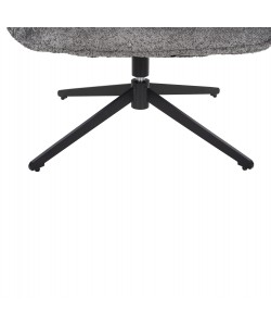 ΠΟΛΥΘΡΟΝΑ ΠΕΡΙΣΤΡΕΦΟΜΕΝΗ BRYLL HM9597.01 ΓΚΡΙ ΜΠΟΥΚΛΕ-ΜΑΥΡΗ ΒΑΣΗ 86x90x97Υεκ.