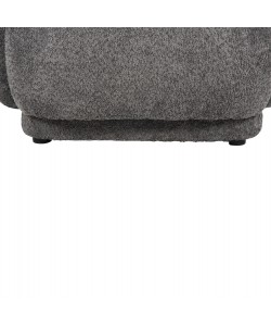 ΠΟΛΥΘΡΟΝΑ KARPEN HM9600.01 ΓΚΡΙ ΜΠΟΥΚΛΕ ΥΦΑΣΜΑ  93x87x78Υ εκ.