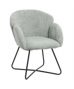 ΠΟΛΥΘΡΟΝΑ HARNIS HM9603.05 ΦΥΣΤΙΚΙ ΜΠΟΥΚΛΕ-ΜΑΥΡΑ ΜΕΤΑΛ.ΠΟΔΙΑ ΧΙΑΣΤΙ 59,5x64x77Υεκ