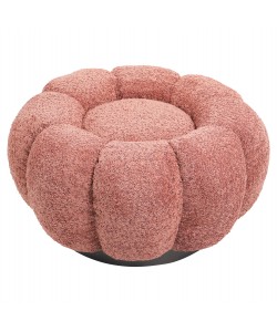 ΣΚΑΜΠΟ ΣΤΡΟΓΓΥΛΟ KRIPP HM9602.02 ΡΟΖ ΜΠΟΥΚΛΕ-ΜΑΥΡΗ ΜΕΤΑΛΛΙΚΗ ΒΑΣΗ Φ60x31Υεκ.