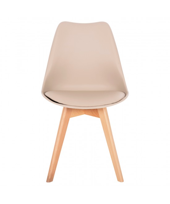 ΚΑΡΕΚΛΑ VEGAS HM0033.25 ΞΥΛΙΝΑ ΠΟΔΙΑ-ΚΑΘΙΣΜΑ ΠΟΛΥΠΡΟΠ. ΜΕ PU ΚΑΠΟΥΤΣΙΝΟ 48x52x81Υεκ.