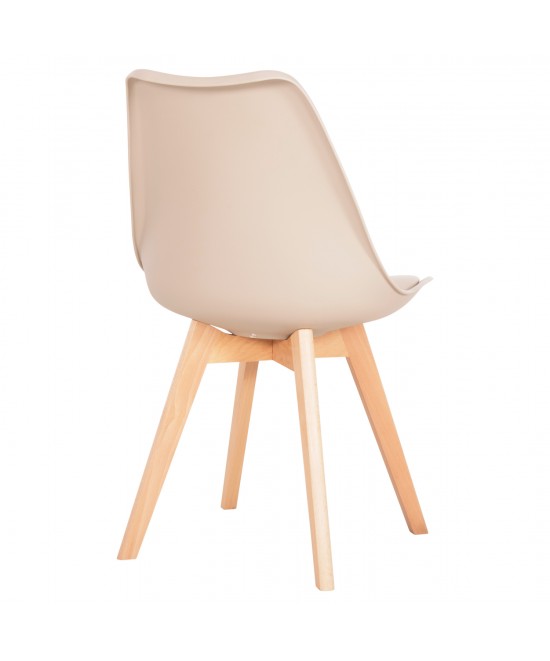 ΚΑΡΕΚΛΑ VEGAS HM0033.25 ΞΥΛΙΝΑ ΠΟΔΙΑ-ΚΑΘΙΣΜΑ ΠΟΛΥΠΡΟΠ. ΜΕ PU ΚΑΠΟΥΤΣΙΝΟ 48x52x81Υεκ.