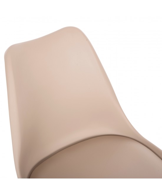 ΚΑΡΕΚΛΑ VEGAS HM0033.25 ΞΥΛΙΝΑ ΠΟΔΙΑ-ΚΑΘΙΣΜΑ ΠΟΛΥΠΡΟΠ. ΜΕ PU ΚΑΠΟΥΤΣΙΝΟ 48x52x81Υεκ.