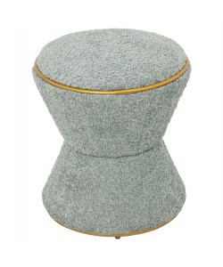 ΣΚΑΜΠΟ ΣΤΡΟΓΓΥΛΟ LINNER HM9604.15 ΜΠΟΥΚΛΕ ΥΦΑΣΜΑ ΦΥΣΤΙΚΙ-ΧΡΥΣΗ ΛΕΠΤΟΜΕΡΕΙΑ Φ38,5x43Υ