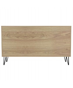 ΜΠΟΥΦΕΣ CABRON HM8874.12 ΜΕΛΑΜΙΝΗ ΣΕ SONAMA-ΜΑΥΡΟ ΜΑΡΜΑΡΟ-ΜΑΥΡΑ ΜΕΤΑΛ.ΠΟΔΙΑ 142X40X83Υεκ