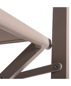 ΠΟΛΥΘΡΟΝΑ ΣΚΗΝΟΘΕΤΗ ΑΛΟΥΜΙΝΙΟΥ DUPRE HM5094.03 ΣΑΜΠΑΝΙ 57x48,5x85.5Yεκ