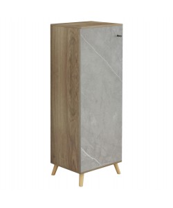 ΠΑΠΟΥΤΣΟΘΗΚΗ-ΝΤΟΥΛΑΠΙ ALVARO HM8954.11 ΜΕΛΑΜΙΝΗ SONAMA-STONE TEXTURE 50Χ38Χ135Yεκ.