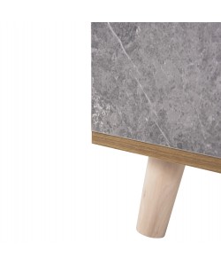 ΠΑΠΟΥΤΣΟΘΗΚΗ-ΝΤΟΥΛΑΠΙ ALVARO HM8954.12 ΜΕΛΑΜΙΝΗ SONAMA-STONE TEXTURE 50Χ38Χ135Yεκ.