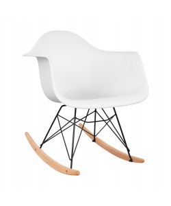 ΠΟΛΥΘΡΟΝΑ ΚΟΥΝΙΣΤΗ ΜΕ ΚΑΘΙΣΜΑ ΛΕΥΚΟ MIRTO & ΜΑΥΡΟ ΣΚΕΛΕΤΟ HM0035.11 61x71x64 εκ.