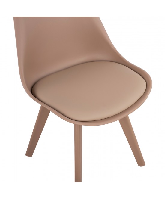 ΚΑΡΕΚΛΑ VEGAS HM0033.45 ΜΕ ΠΟΔΙΑ ΠΟΛΥΠΡΟΠΥΛΕΝΙΟΥ ΚΑΙ ΚΑΘΙΣΜΑ PP ΚΑΠΟΥΤΣΙΝΟ 49x55,5x84Υ