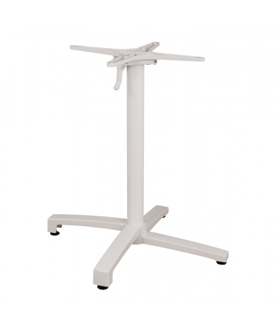 ΒΑΣΗ ΑΛΟΥΜΙΝΙΟΥ HM459.02 ΛΕΥΚΟ ΜΑΤ 69Χ69Χ73Υεκ. ΜΕ ΕΠΙΦΑΝΕΙΑ 48Χ48εκ.