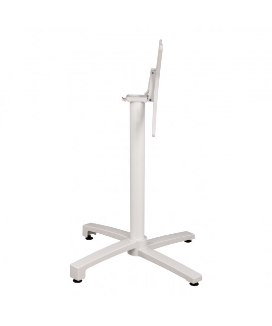 ΒΑΣΗ ΑΛΟΥΜΙΝΙΟΥ HM459.02 ΛΕΥΚΟ ΜΑΤ 69Χ69Χ73Υεκ. ΜΕ ΕΠΙΦΑΝΕΙΑ 48Χ48εκ.