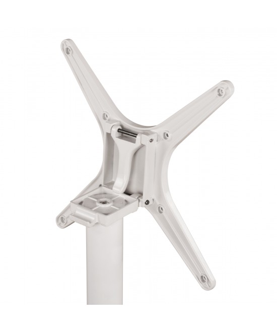 ΒΑΣΗ ΑΛΟΥΜΙΝΙΟΥ HM459.02 ΛΕΥΚΟ ΜΑΤ 69Χ69Χ73Υεκ. ΜΕ ΕΠΙΦΑΝΕΙΑ 48Χ48εκ.