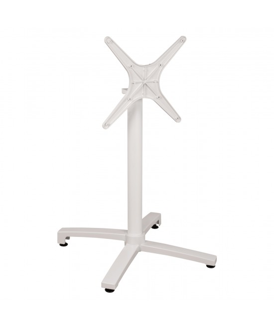 ΒΑΣΗ ΑΛΟΥΜΙΝΙΟΥ HM459.02 ΛΕΥΚΟ ΜΑΤ 69Χ69Χ73Υεκ. ΜΕ ΕΠΙΦΑΝΕΙΑ 48Χ48εκ.