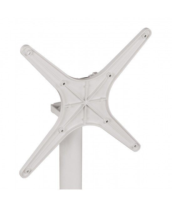 ΒΑΣΗ ΑΛΟΥΜΙΝΙΟΥ HM459.02 ΛΕΥΚΟ ΜΑΤ 69Χ69Χ73Υεκ. ΜΕ ΕΠΙΦΑΝΕΙΑ 48Χ48εκ.