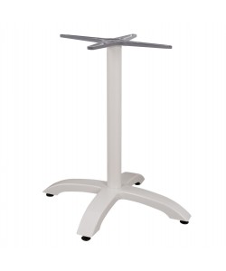 ΒΑΣΗ ΑΛΟΥΜΙΝΙΟΥ HM460.02 ΛΕΥΚΗ ΜΑΤ 66Χ66Χ72Υεκ. ΜΕ ΣΤΑΥΡΟ 48Χ48εκ.