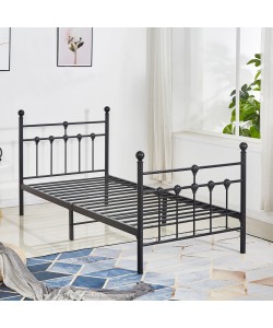 ΚΡΕΒΑΤΙ ΜΕΤΑΛΛΙΚΟ JACINDA 90x190 εκ. ΜΑΥΡΟ ΧΡΩΜΑ HM574.01 ΚΡΕΒΑΤΙ ΜΕΤΑΛΛΙΚΟ JACINDA 90x190 εκ. ΜΑΥΡΟ ΧΡΩΜΑ HM574.01