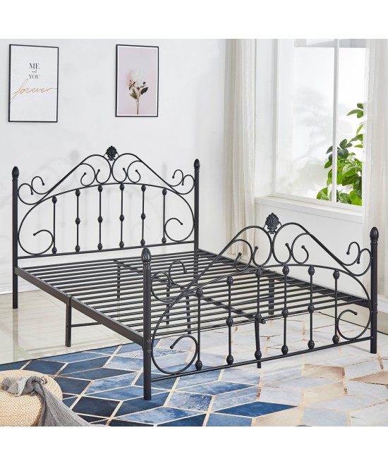 ΚΡΕΒΑΤΙ ΜΕΤΑΛΛΙΚΟ MADEN 150x200 εκ. ΜΑΥΡΟ ΧΡΩΜΑ HM576.01 ΚΡΕΒΑΤΙ ΜΕΤΑΛΛΙΚΟ MADEN 150x200 εκ. ΜΑΥΡΟ ΧΡΩΜΑ HM576.01