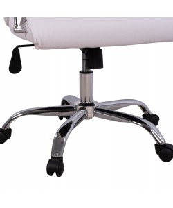 ΚΑΡΕΚΛΑ ΓΡΑΦΕΙΟΥ ΔΙΕΥΘΥΝΤΙΚΗ ΛΕΥΚΗ ΜΕ ΒΑΣΗ ΧΡΩΜΙΟΥ JACOB HM1044.12 57Χ75,5Χ100 ΕΚ