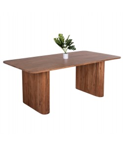 ΤΡΑΠΕΖΙ ΤΡΑΠΕΖΑΡΙΑΣ GROOT HM9683 ΜΑΣΙΦ ΞΥΛΟ ΑΚΑΚΙΑΣ ΣΕ ΦΥΣΙΚΟ 200,5x100x72Yεκ.