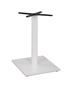 ΒΑΣΗ ΜΕΤΑΛΛΙΚΗ ΛΕΥΚΗ ΜΑΤ 46Χ46Χ72εκ. ΜΕ ΣΤΑΥΡΟ 46Χ46 ΚΑΙ ΡΕΓΟΥΛΑΤΟΡΟΥΣ HM438.02