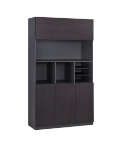 ΒΙΒΛΙΟΘΗΚΗ ΓΡΑΦΕΙΟΥ ΕΠΑΓΓΕΛΜΑΤΙΚΗ ROSEWOOD HM2088 120Χ40Χ200Υ εκ.