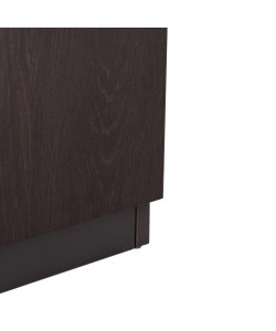 ΒΙΒΛΙΟΘΗΚΗ ΓΡΑΦΕΙΟΥ ΕΠΑΓΓΕΛΜΑΤΙΚΗ ROSEWOOD HM2089 ΜΕΛΑΜΙΝΗ ΓΚΡΙ-WENGE 80Χ40Χ200Υεκ.